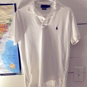 Polo by Ralph Lauren White Collared Shirt